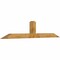 Ekena Millwork Portland Rough Sawn Timber Gable Bracket, Western Red Cedar, 108"W x 22"H x 6"D x 6"F, 5/12 Pitch GBW108X22X0606POR00RWR - alternate 5